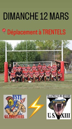 MATCH A DOMICILE USTL XIII contre VILLENEUVE DE RIVIERE