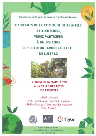 REUNION D'ECHANGE SUR LE FUTUR JARDIN COLLECTIF DE LUSTRAC
