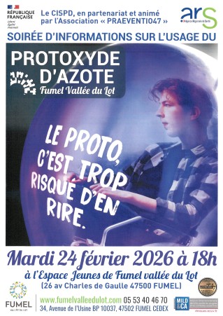 INFORMATION SUR L'USAGE DU PROTOXYDE D'AZOTE