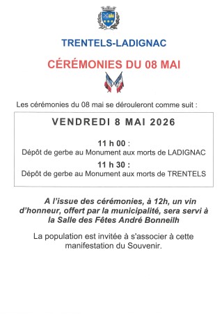 CEREMONIES DU 8 MAI