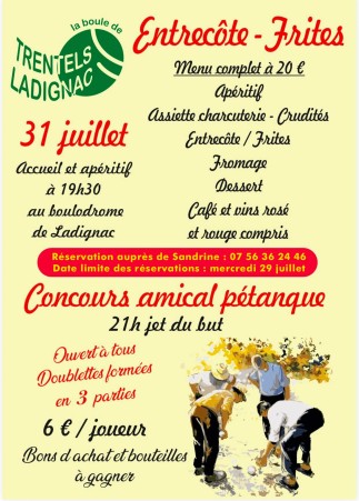 LA BOULE TL Soirée Entrecôte - Frites